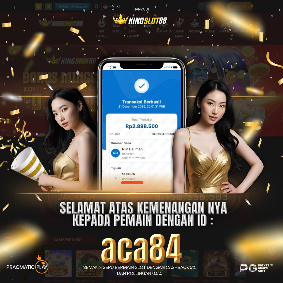 SELAMAT ATAS KEMENANGANNYA UNTUK ID :aca84